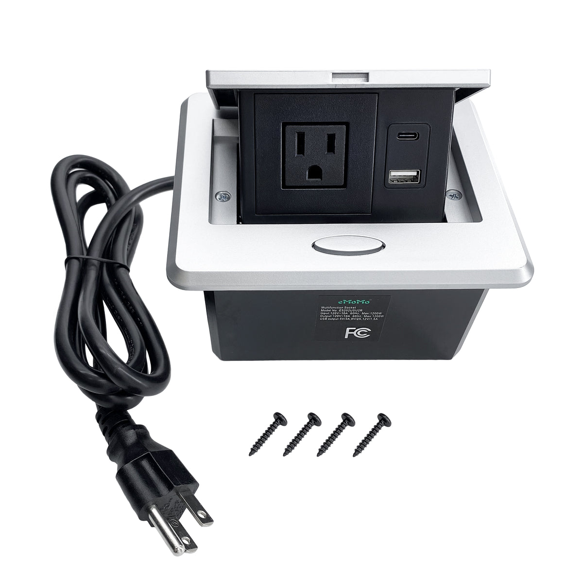 Fruhdi Power Recliner Emomo Pop-up Multifunctional Socket Model E5202USU2R Replacement with Dual USB A C Ports