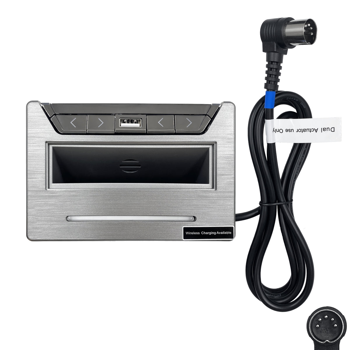 Fruhdi Power Recliner Emomo E502URRWN 4 Button Control Switch with USB and Wireless Charger Docker Replacement