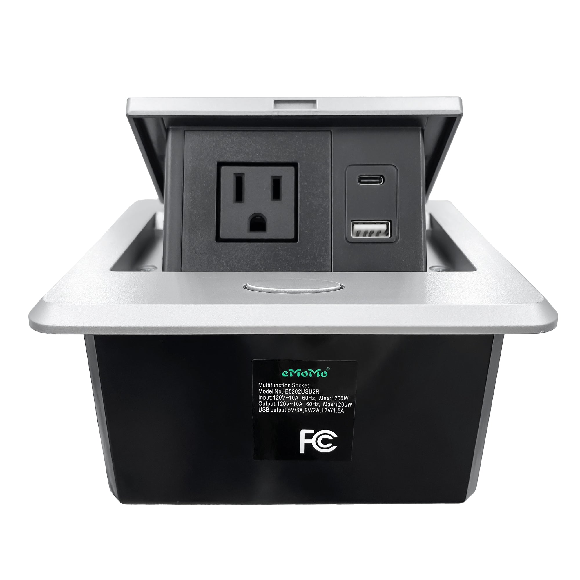Fruhdi Power Recliner Emomo Pop-up Multifunctional Socket Model E5202USU2R Replacement with Dual USB A C Ports