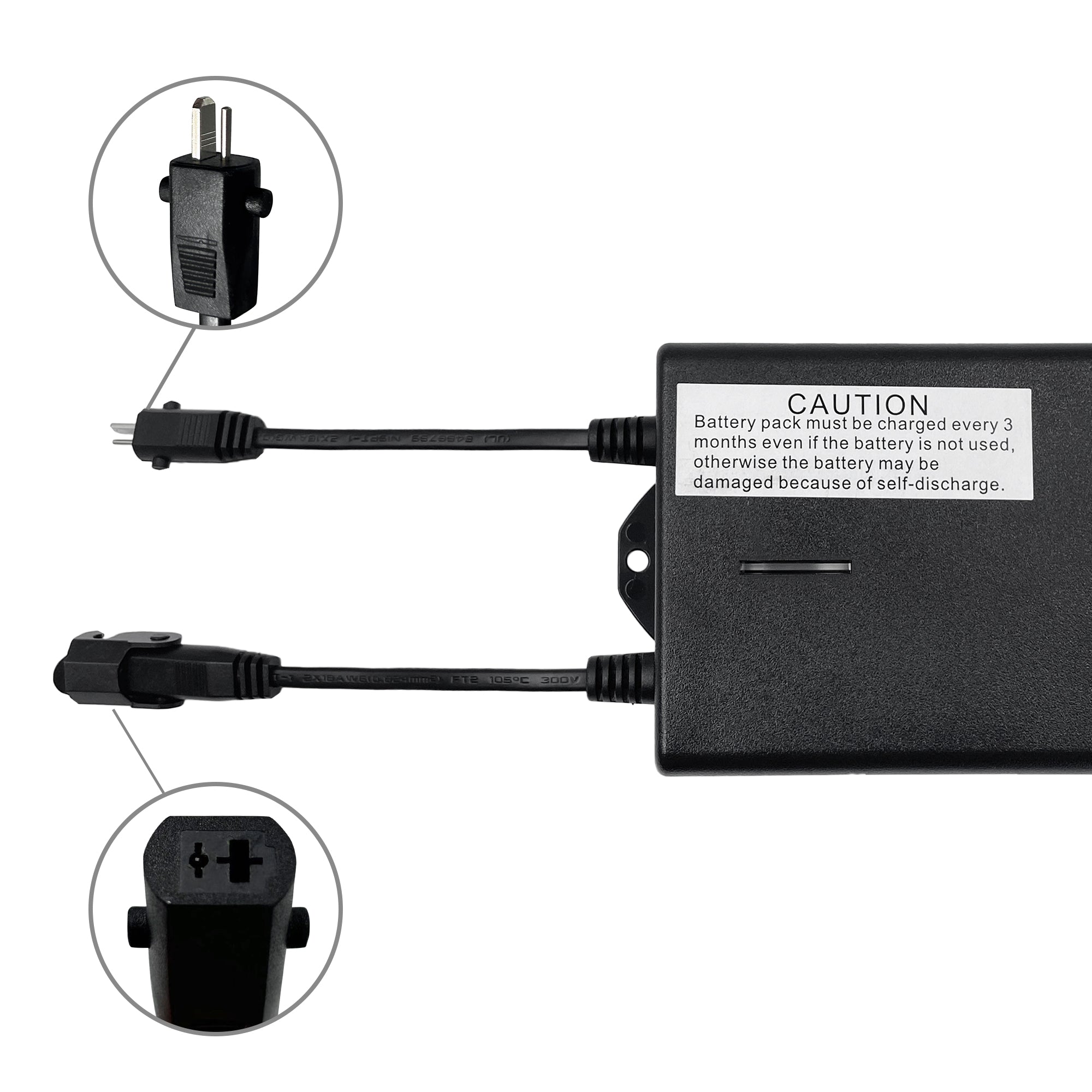 Fruhdi Power Recliner ZBPOWER 4000mAh Wireless Rechargeable Battery Pack Kits with Wall Power Supply and Y Power Cable
