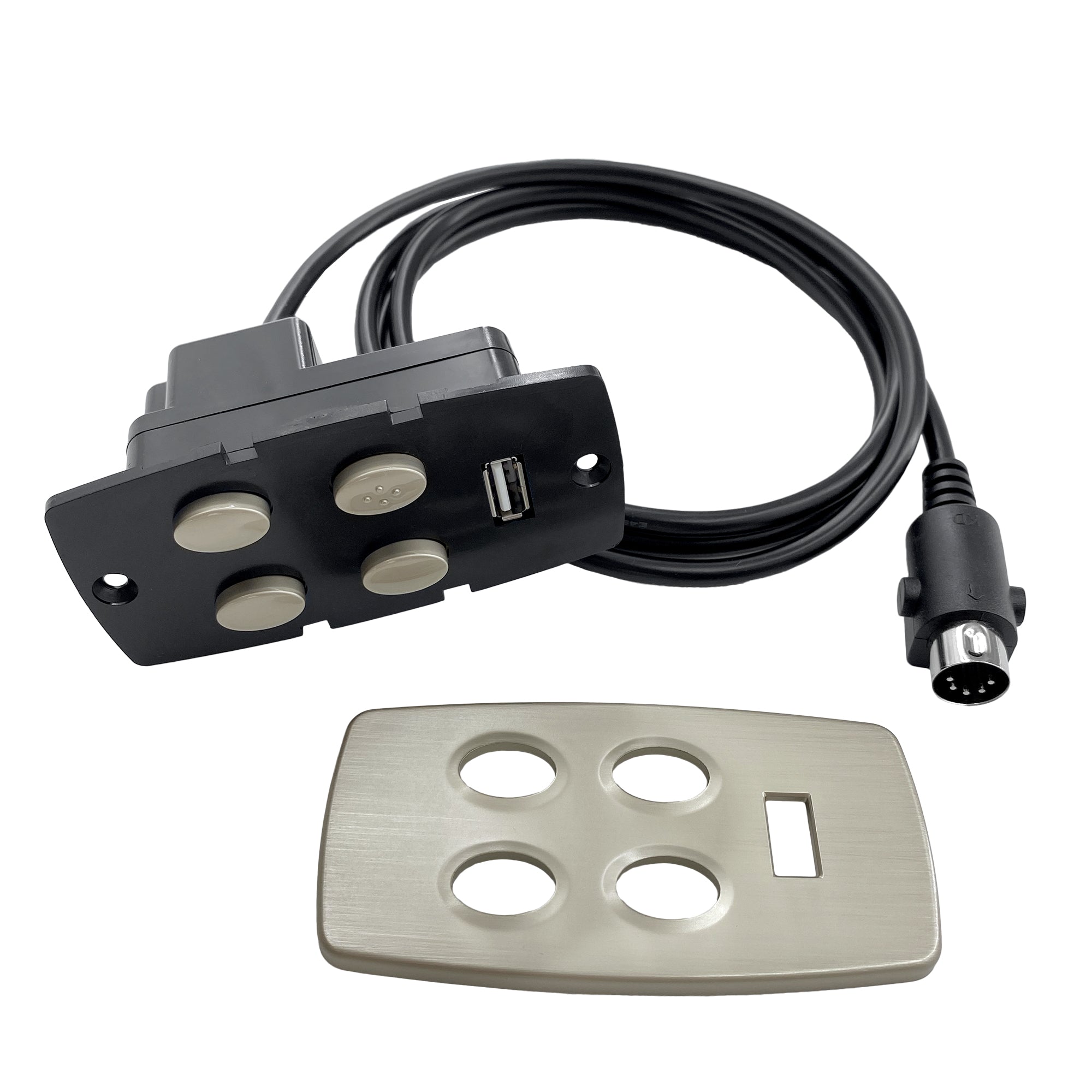 Fruhdi Power Recliner Kaidi 4 Button 5 Pin Switch Hand Control Controller Model KDH136-001 with USB Port