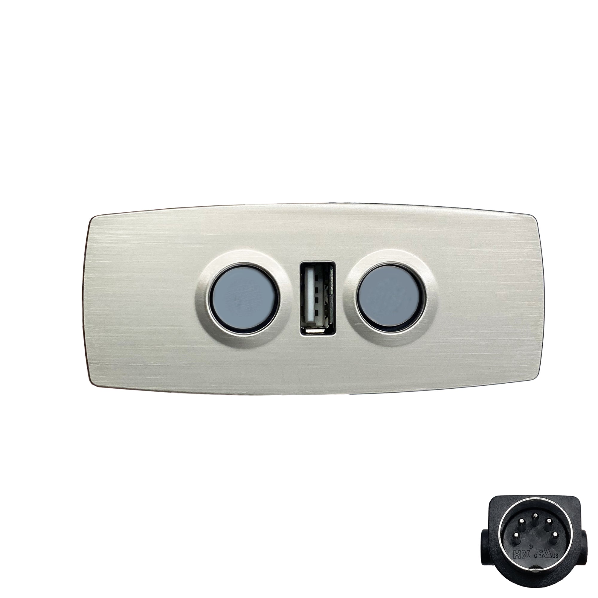 Fruhdi Power Recliner 2 Button 5 Pin Switch Hand Control Controller Model DL-SK-039-YC-K-02 Replacement