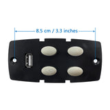 Fruhdi Power Recliner Kaidi 4 Button 5 Pin Switch Hand Control Controller Model KDH136-001 with USB Port