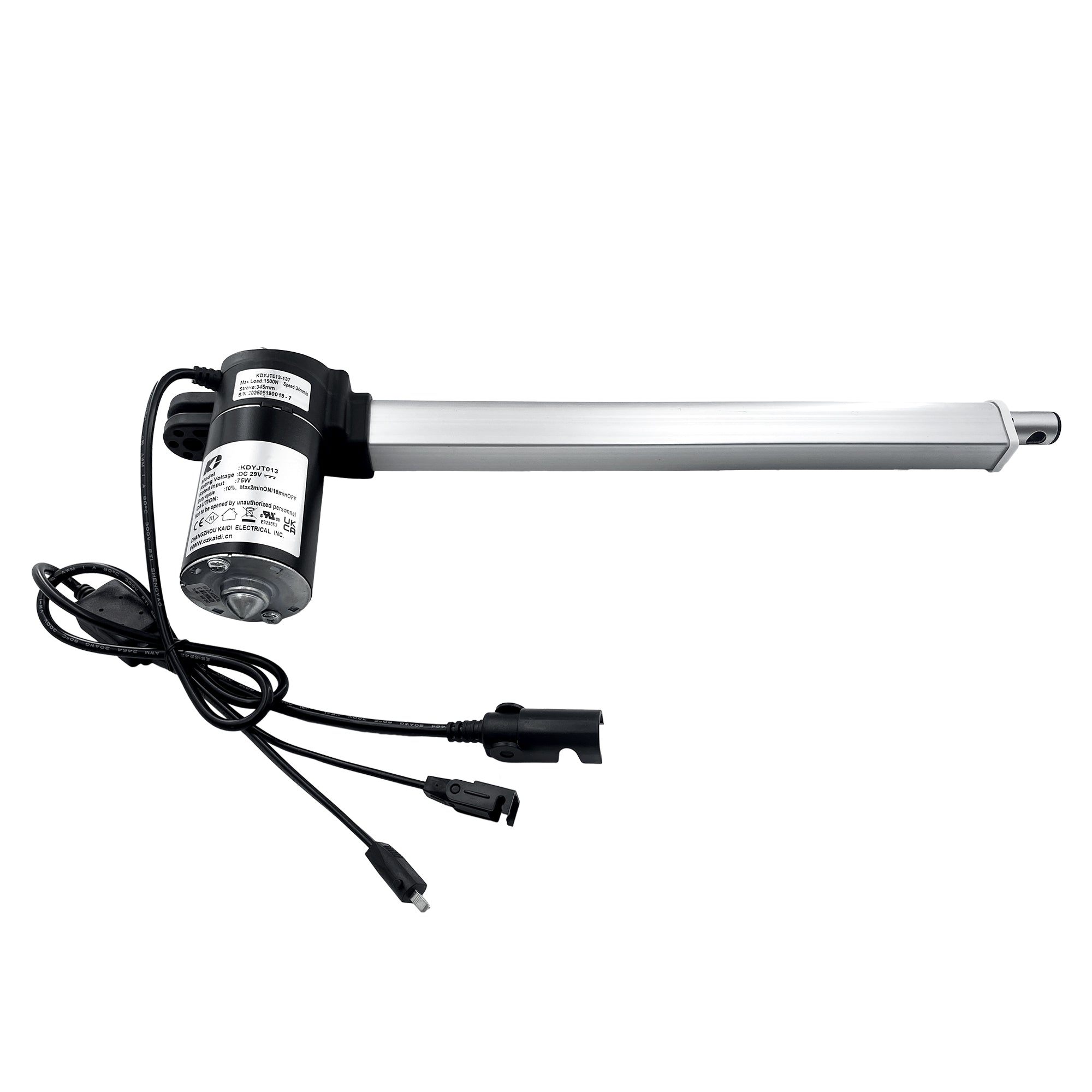 Kaidi Linear Actuator Model KDYJT013-137 Power Recliner Lift Chairs Motor Replacement