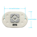 Fruhdi 5 Button Switch Hand Control Model 23300131X000 Replacement with USB for Power Recliner Lift Chair