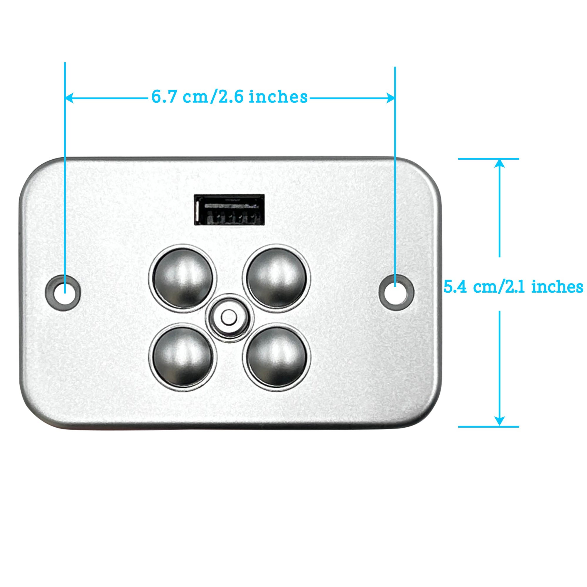 Fruhdi Lift Chair 5 Button Switch Hand Control Model WPS5F10033 23300020X000 Replacement with USB for Recliner Sofa