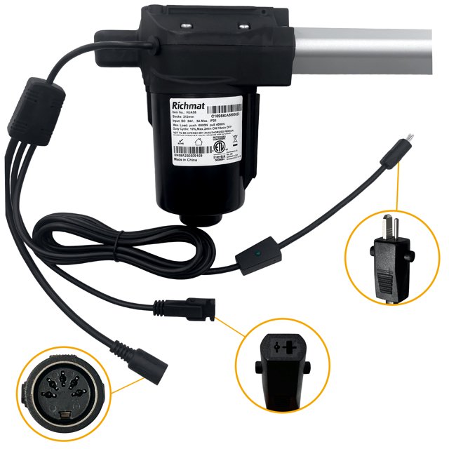 Power Recliner Lift Chair Richmat Model HJA58 Replacing GM1450-LM Actuator Motor Replacement